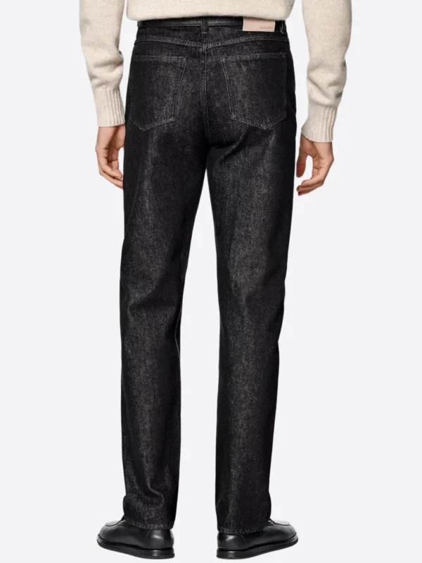 Shop TheSuitsHeritage Men's Charcoal Straight Fit Jeans