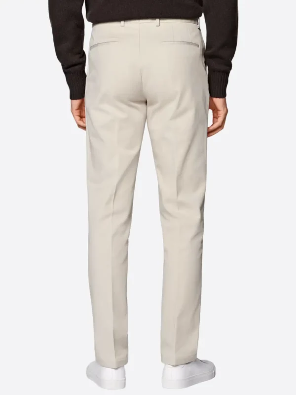 Shop The SuitsHeritage Men's Cream Slim Fit Chinos