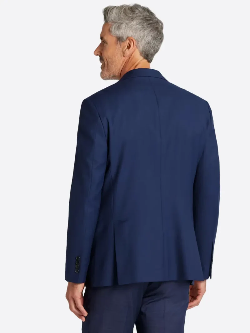 Shop The SuitsHeritage Men's Solid Dark Blue Slim Fit Sport Coat