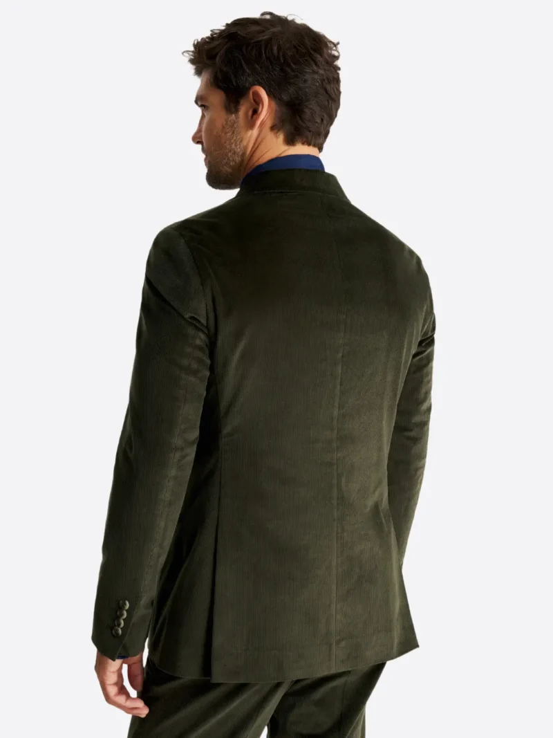 Shop The SuitsHeritage Men’s Solid Dark Green Regular Fit 2 Piece Suit