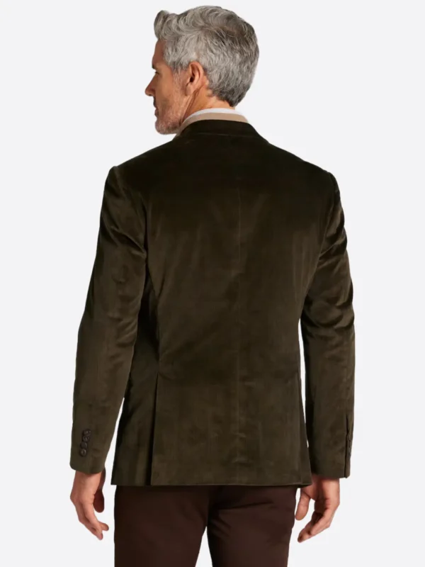 Shop The SuitsHeritage Men's Plaid Dark Olive Regular Fit Sport Coat