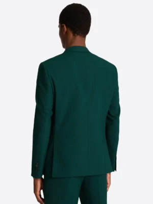 Shop The SuitsHeritage Men’s Solid Green Slim Fit 2 Piece Suit