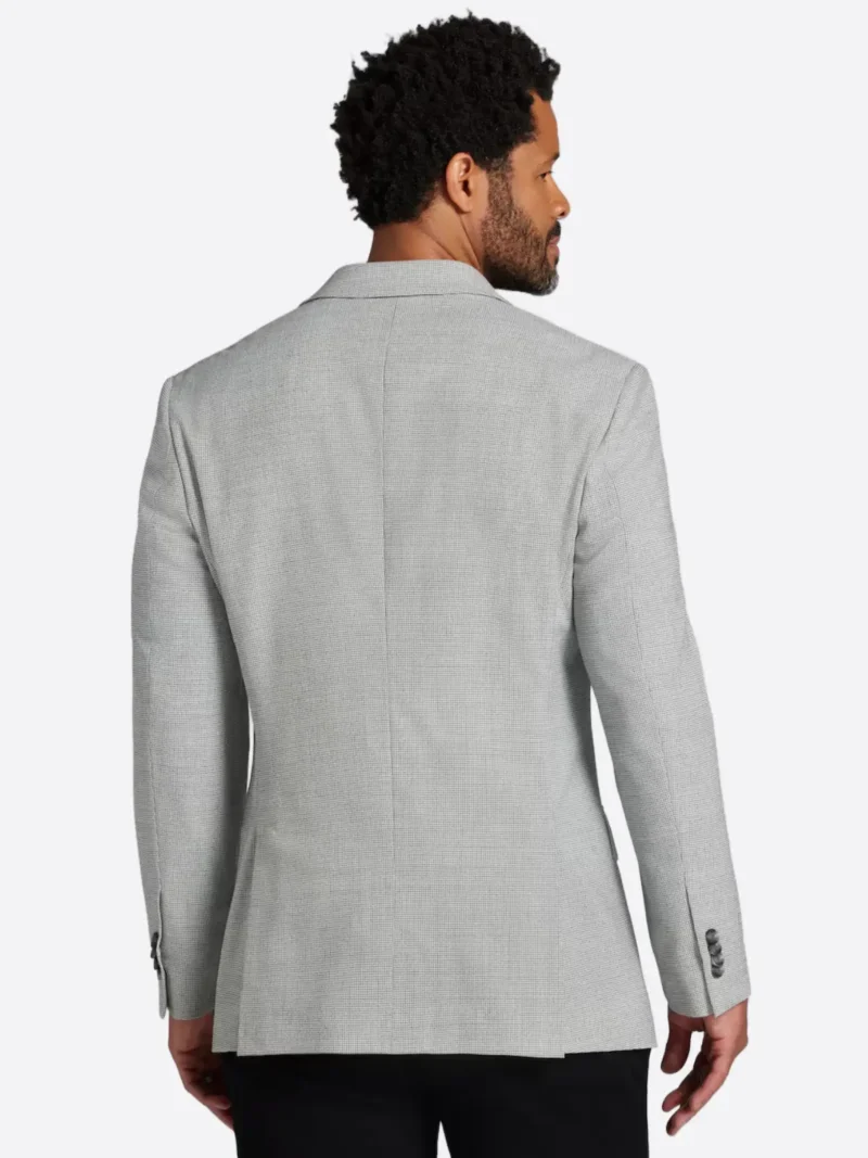 Shop The SuitsHeritage Men's Houndstooth Grey Slim Fit Sport Coat
