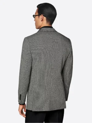 Shop The SuitsHeritage Men’s Grey Pinstriped Tailored Fit Blazer