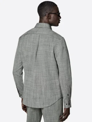 Shop The SuitsHeritage Men's Plaid Grey Cotton Shirt