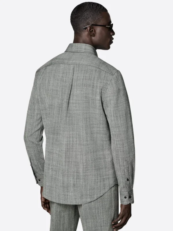 Shop The SuitsHeritage Men's Plaid Grey Cotton Shirt