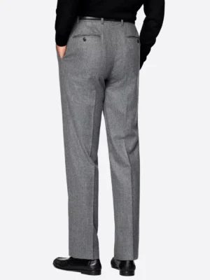 Shop The SuitsHeritage Light Grey Straight Fit Pant