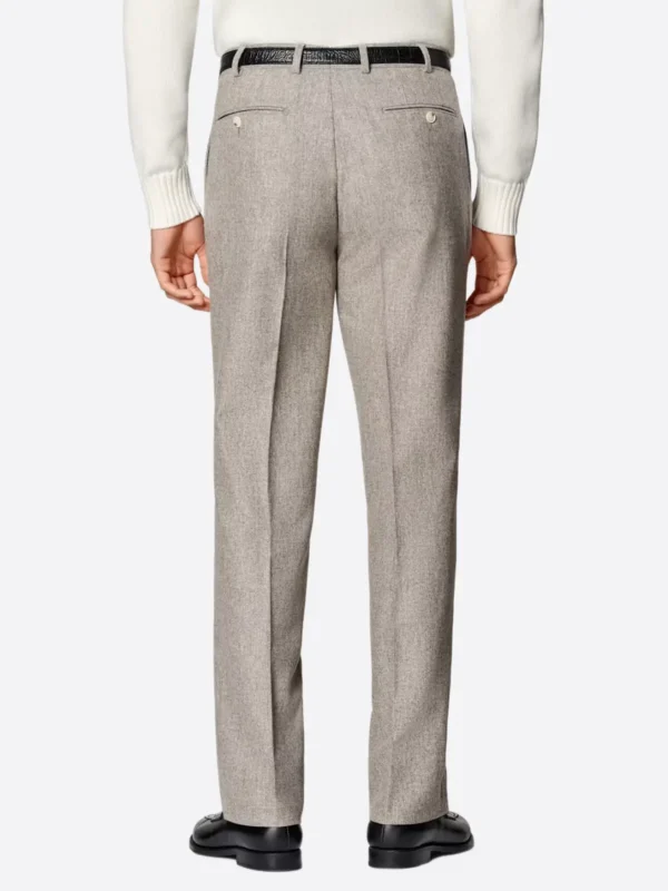 Shop The SuitsHeritage Men's Light Grey Straight Fit Pant