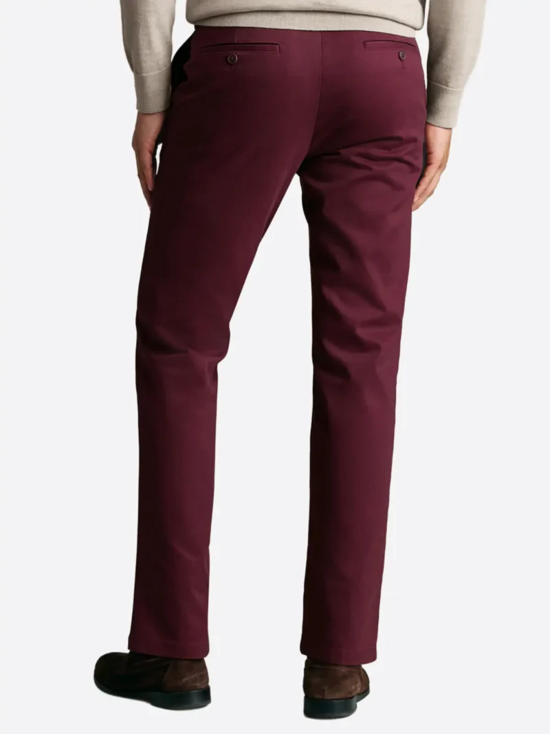 Shop The SuitsHeritage Men's Maroon Straight Fit Cotton Pant
