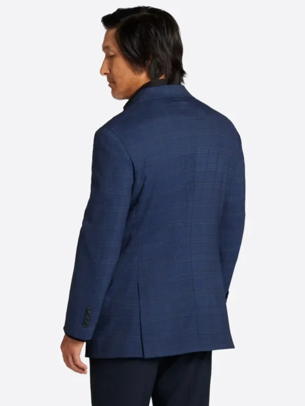 Shop The SuitsHeritage Men's Check Navy Slim Fit Sport Coat