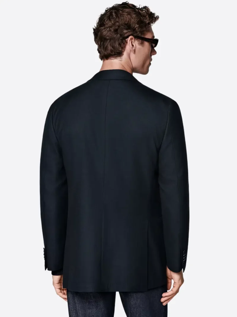 Shop The SuitsHeritage Men’s Navy Solid Double Breasted Tailored Fit Blazer