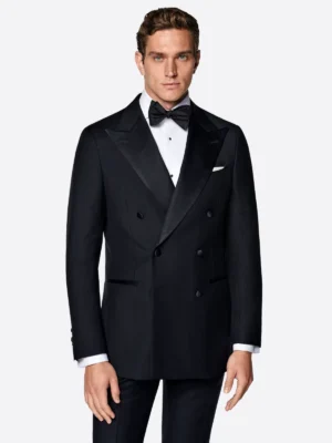 Shop The SuitsHeritage Men’s Black Double Breasted Regular Fit 2 Piece Tuxedo
