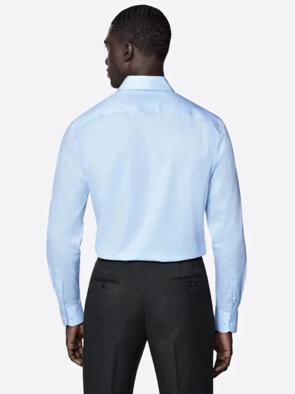 Shop The SuitsHeritage Men's Solid Sky Blue Cotton Shirt