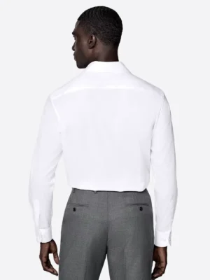 Shop The SuitsHeritage Men's Solid White Cotton Shirt