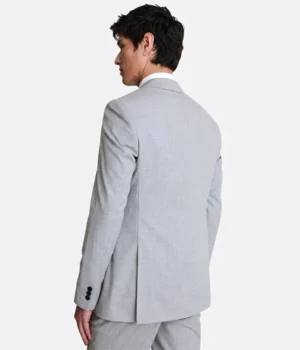 Shop The Suit Heritage Men's Grey Solid Regular Fit 3 Piece Suit