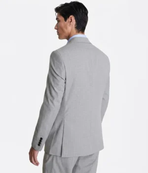 Shop The Suit Heritage Men's Light Grey Solid Relaxed Fit 3 Piece Suits