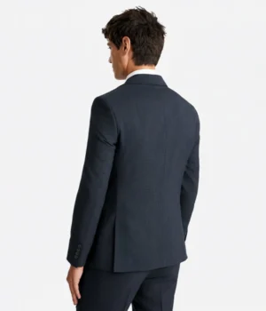 Shop The Suit Heritage Men's Puppytooth Navy Slim Fit 3 Piece Suit