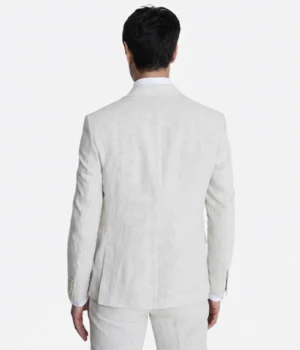 Shop The Suit Heritage Men’s Puppytooth Off White Slim Fit 3 Piece Suit