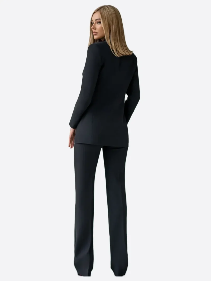 Shop The SuitsHeritage Women’s Black Regular Fit 3 Piece Suit