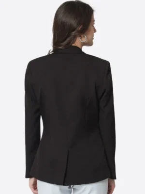 Shop The SuitsHeritage Women's Solid Black Slim Fit Blazer