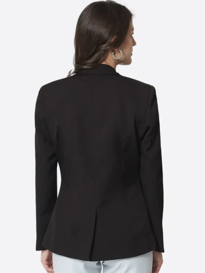Shop The SuitsHeritage Women's Solid Black Slim Fit Blazer