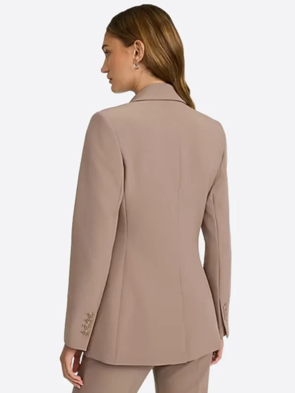 Shop The SuitsHeritage Women's Brown Solid Slim Fit Blazer