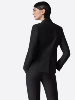 Shop The Women's Charcoal Solid Regular Fit Two Piece Suit