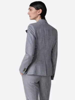 Shop The SuitsHeritage Women’s Grey Check Regular Fit 2 Piece Suit