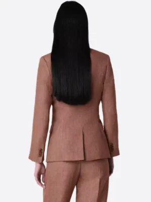 Shop The SuitsHeritage Women’s Orange Double Breasted Big & Tall 2 Piece Suit