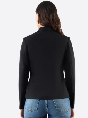 Shop The SuitsHeritage Women's Solid Black Tailored Fit Blazer