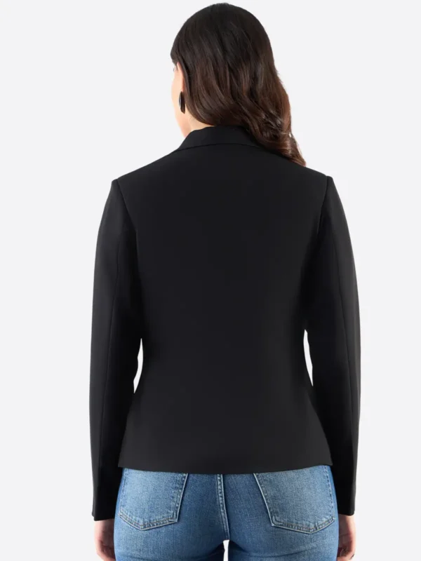 Shop The SuitsHeritage Women's Solid Black Tailored Fit Blazer