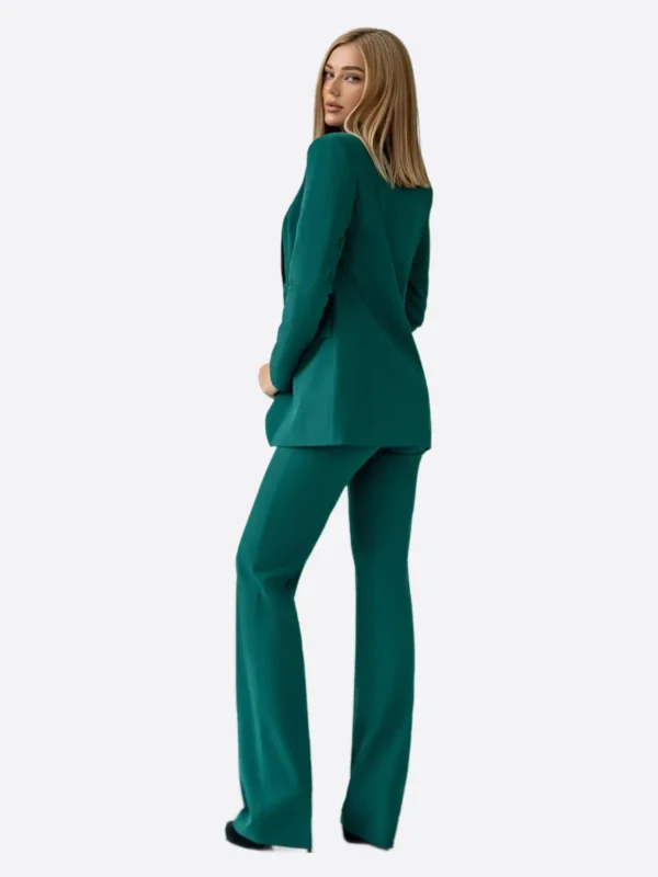 Shop The SuitsHeritage Women’s Solid Green Regular Fit 3 Piece Suit