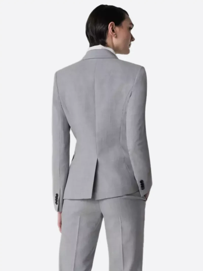 Shop The SuitsHeritage Women’s Grey Double Breasted Regular Fit 2 Piece Suit