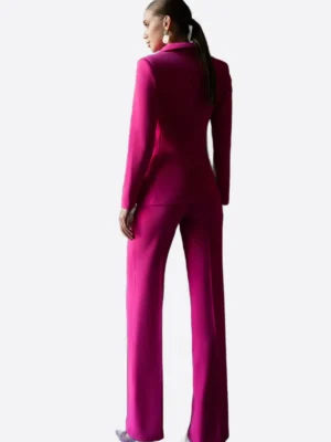 Shop The SuitsHeritage Women’s Solid Pink Slim Fit 3 Piece Suit