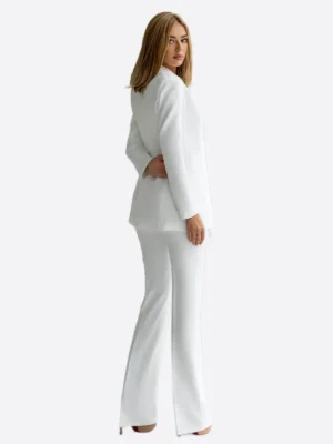 Shop The SuitsHeritage Women’s White Regular Fit 3 Piece Suit