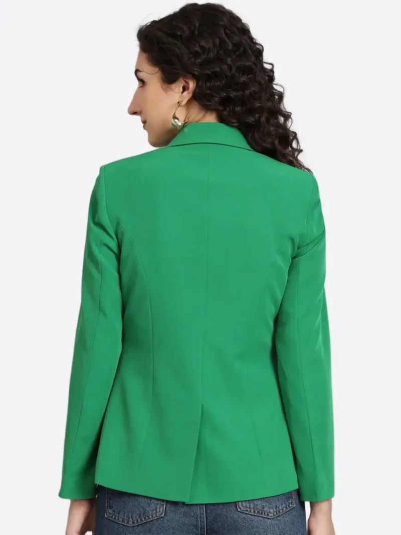 Shop The SuitsHeritage Women's Solid Green Slim Fit Blazer