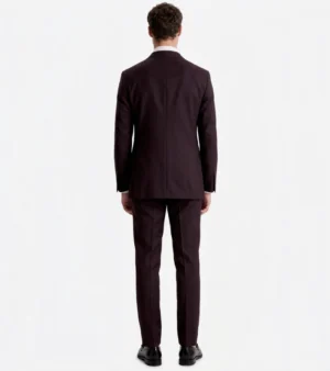 Shop the Brighton Cotton Solid Dark Brown Suit