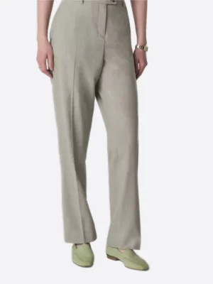 SuitsHeritage Women’s Beige Solid Big & Tall 2 Piece Suit Pant