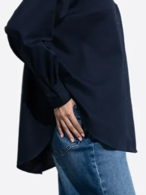 SuitsHeritage Women's Black Regular Fit Shirt Sleeves