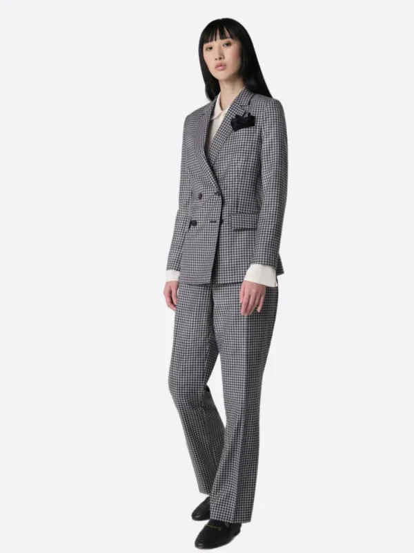 SuitsHeritage Women’s Grey Big & Tall Double Breasted 2 Piece Suit