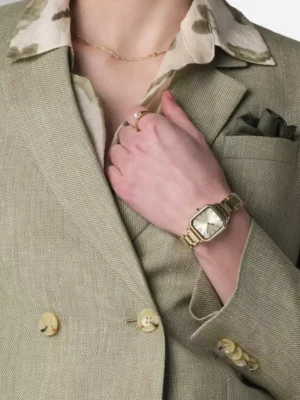 SuitsHeritage Women’s Plaid Double Breasted Slim Fit 2 Piece Suit Close