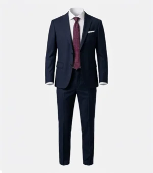 Ashford Cotton Donegal Navy Suit