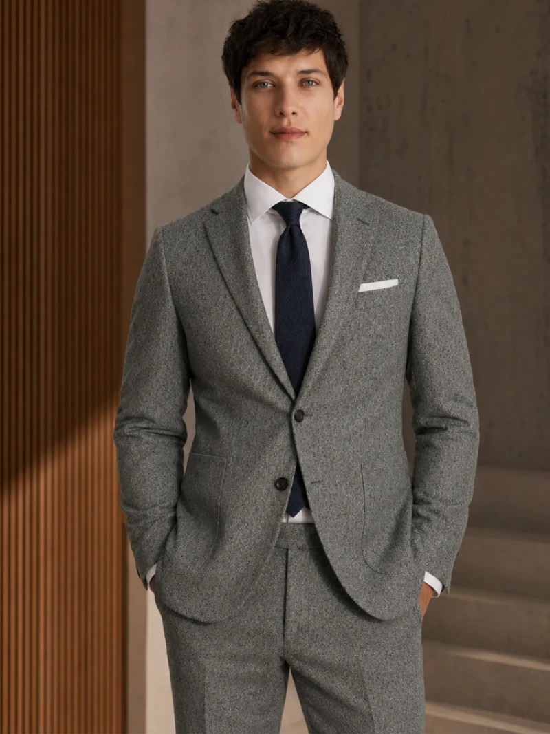 Bellington Tweed Donegal Grey Suit