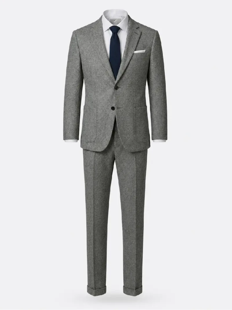 Bellington Tweed Donegal Grey Suit Ghost Mennequin