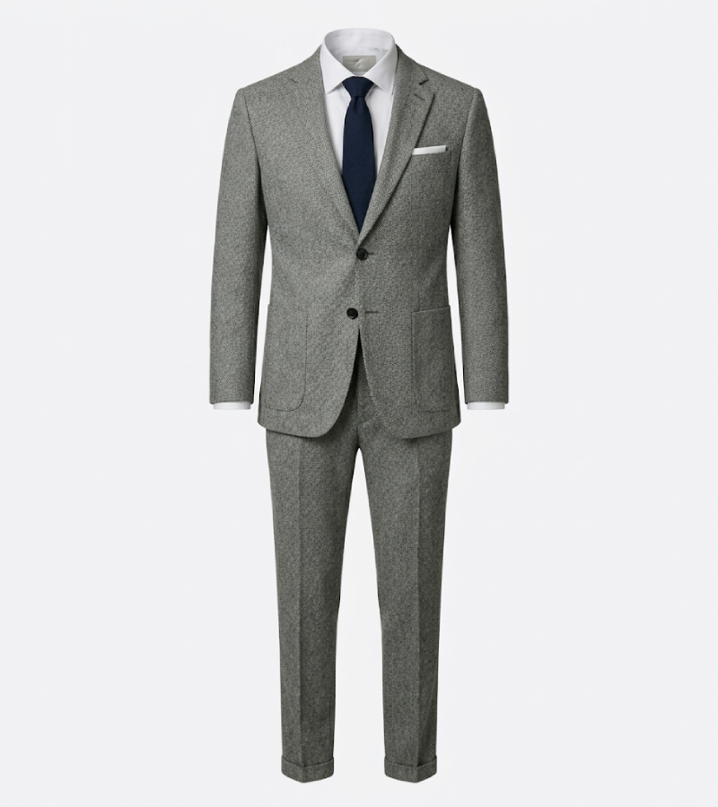 Bellington Tweed Donegal Grey Suit