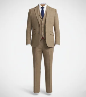 Bellington Tweed Herringbone Camel Suit