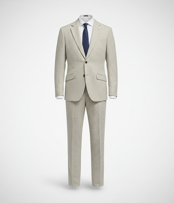 Bellington Tweed Twill Cream Suit