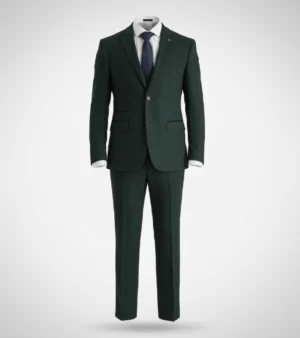 Eastford Polyester Check Green Suit