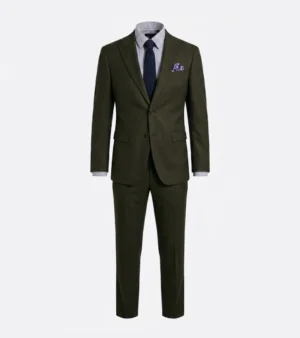 Eastford Polyester Twill Dark Green Suit