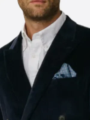 SuitsHeritage Men's Plaid Double Breasted Slim Fit 2 Piece Suit Close